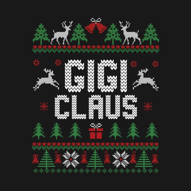 Gigi Claus - Ugly Christmas Sweater by MakgaArt