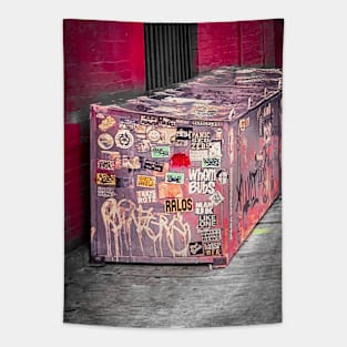 Sticker Graffiti Tag New York City Tapestry