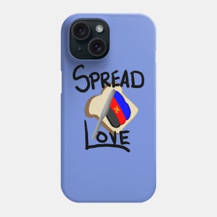 Spread Love: Polyamory Pride Toast Phone Case