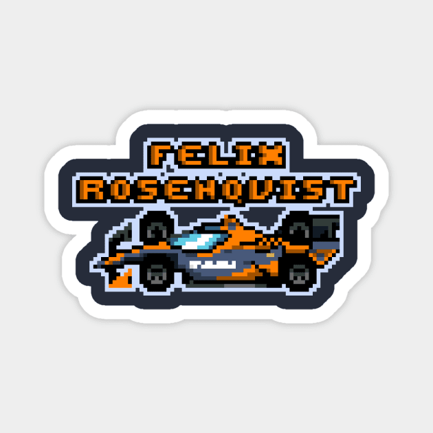 Felix Rosenqvist '23 Old School Magnet by SteamboatJoe