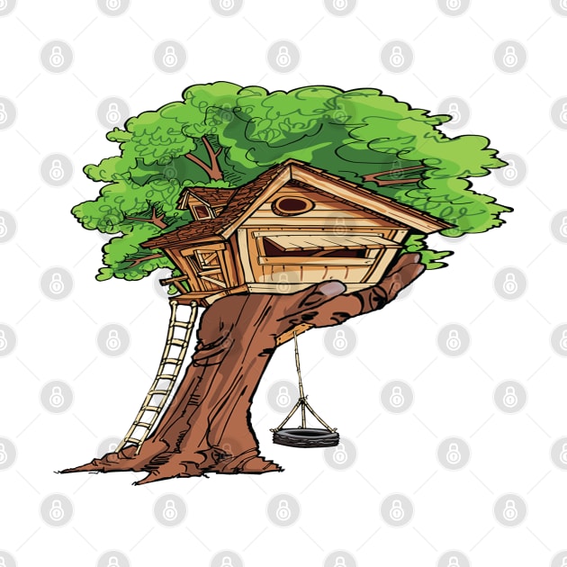 Hand tree house by Aish shop