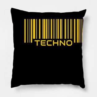 Techno Barcode Pillow