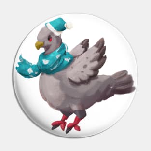 Cute Pigeon Drawing Pin