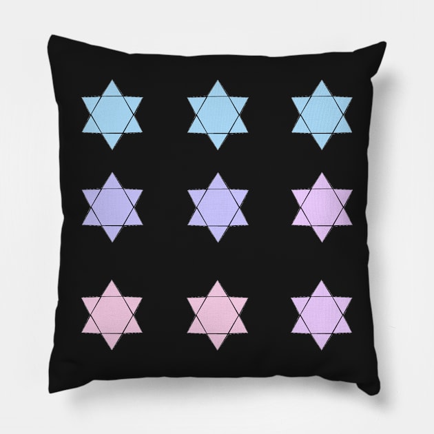 Jewish Stars Pack Pillow by ampp