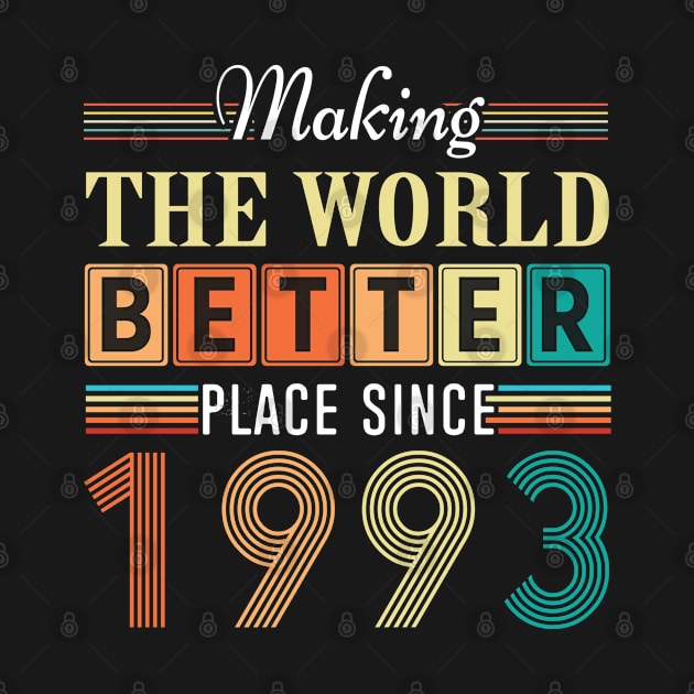 Birthday Making the world better place since 1993 by IngeniousMerch