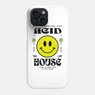 ACID HOUSE  - ACID In The House (Black) Phone Case