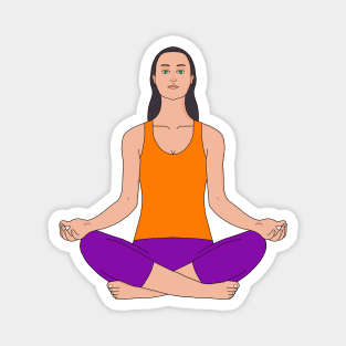 Namaste Breathe Yoga Magnet