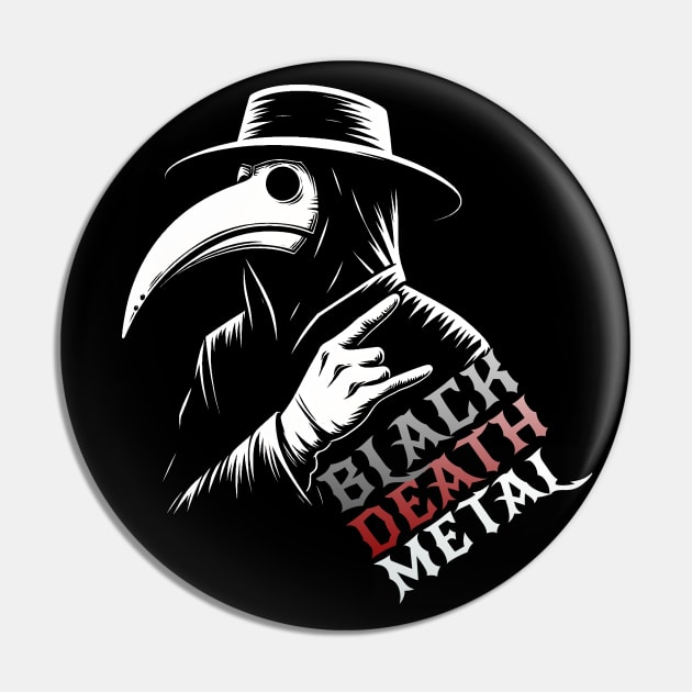 Creepy Metalhead Plague Doctor: Ready to Headbang! Pin by MetalByte