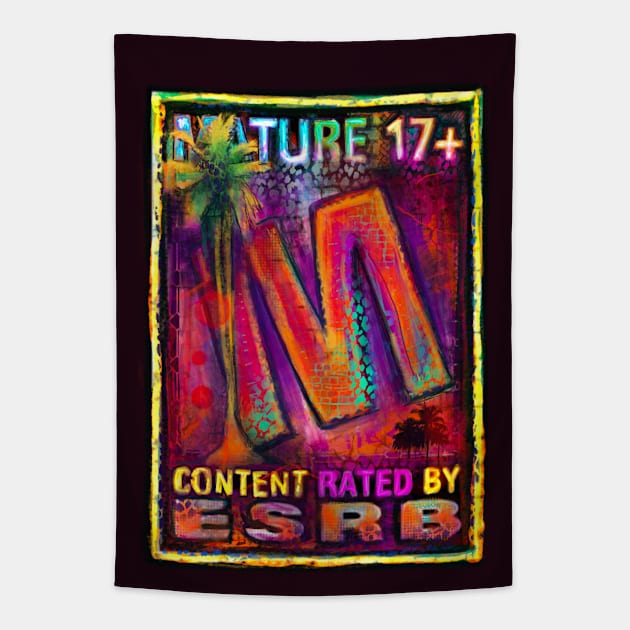Mature Rating Original Painting Tapestry by Kraken Sky X TEEPUBLIC