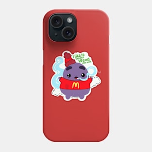 I like to smoke weed after work Phone Case