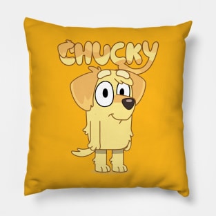Chucky is a golden labrador Pillow