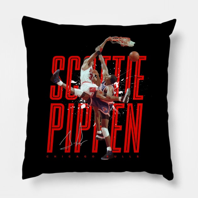 Scottie Pippen Pillow by Juantamad