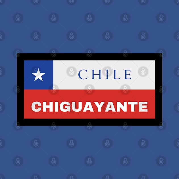 Chiguayante City in Chilean Flag by aybe7elf