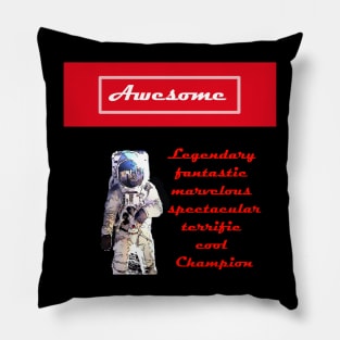 Awesome Astronaut Pillow