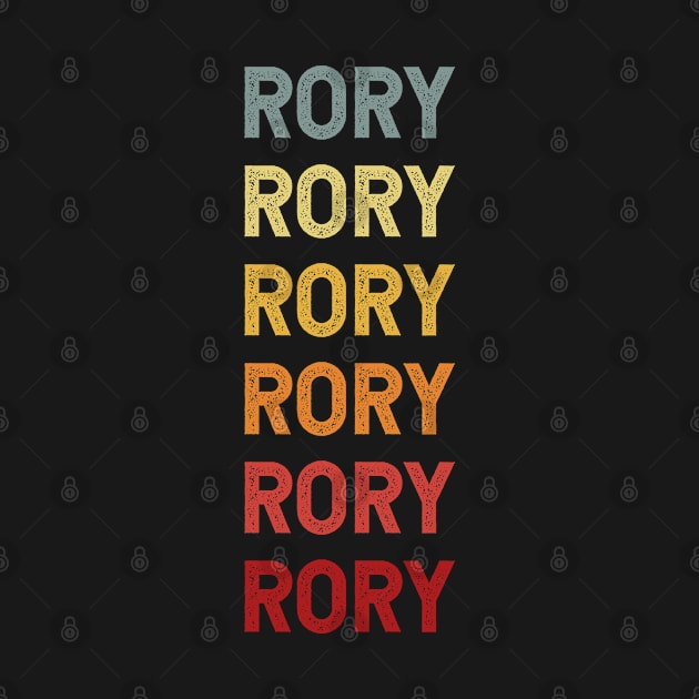 Rory Name Vintage Retro Gift Called Rory by CoolDesignsDz