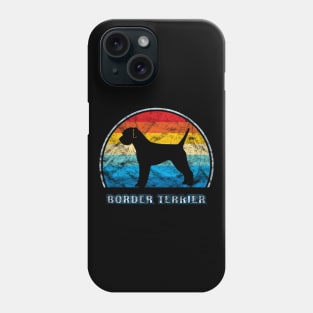 Border Terrier Vintage Design Dog Phone Case