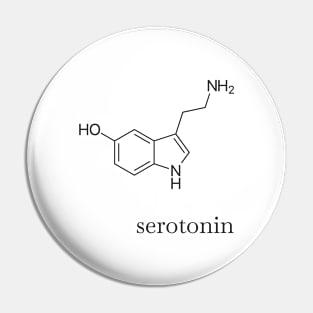 Serotonin (Black) Pin