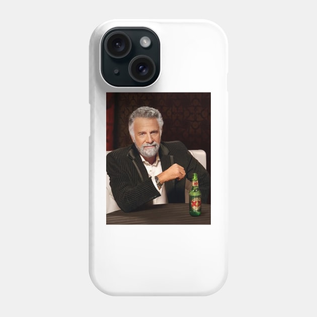 The Most Interesting Man in the World Phone Case by FlashmanBiscuit