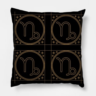 capricorn is a sign of the zodiac Pillow