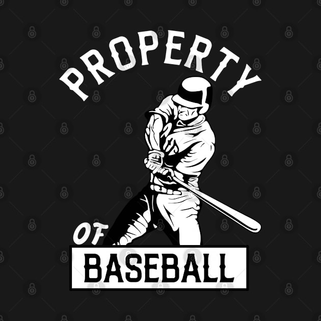 Property Of Baseball by Carolina Cabreira