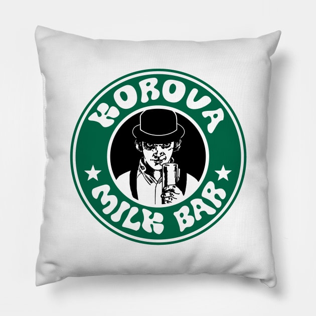 Korova Starbucks Pillow by Titius