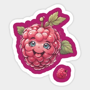 Cute Strawberry Sticker - hollymarshmallow