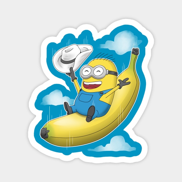 Banana Bomb Magnet by Andriu