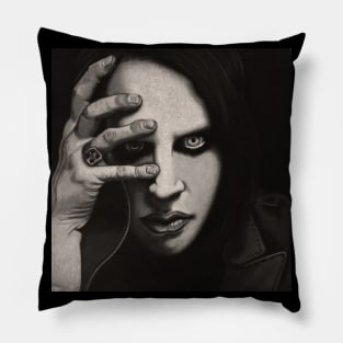 marlyn manson Pillow