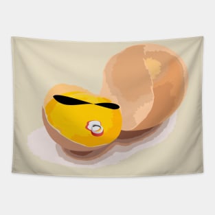 Baby in Egg Yolk Tapestry