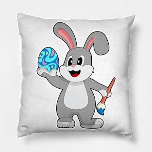 Rabbit Easter Easter egg Painting Pillow