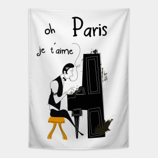 Oh Paris je t'aime Tapestry