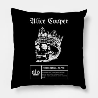 King Vintage Alice Cooper Pillow