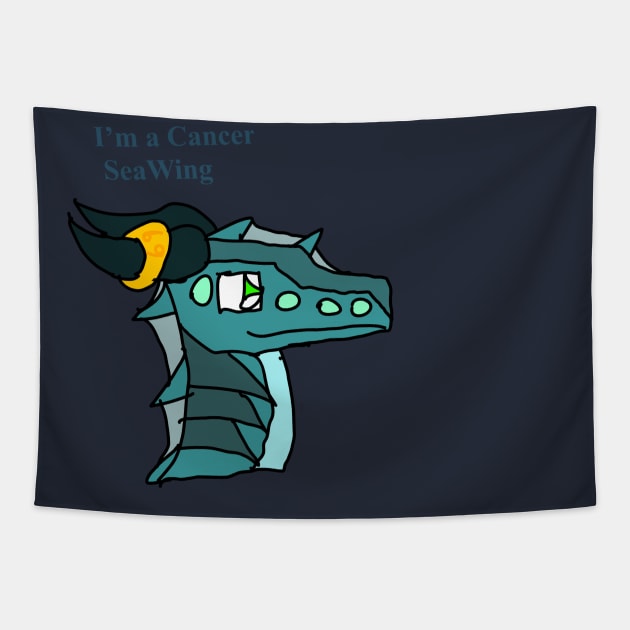 Cancer the SeaWing Tapestry by Seaweed the SeaWing