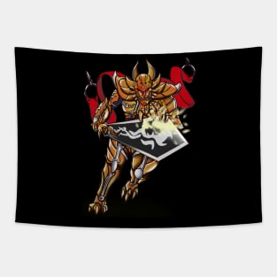 Golden Knight Garo Tapestry