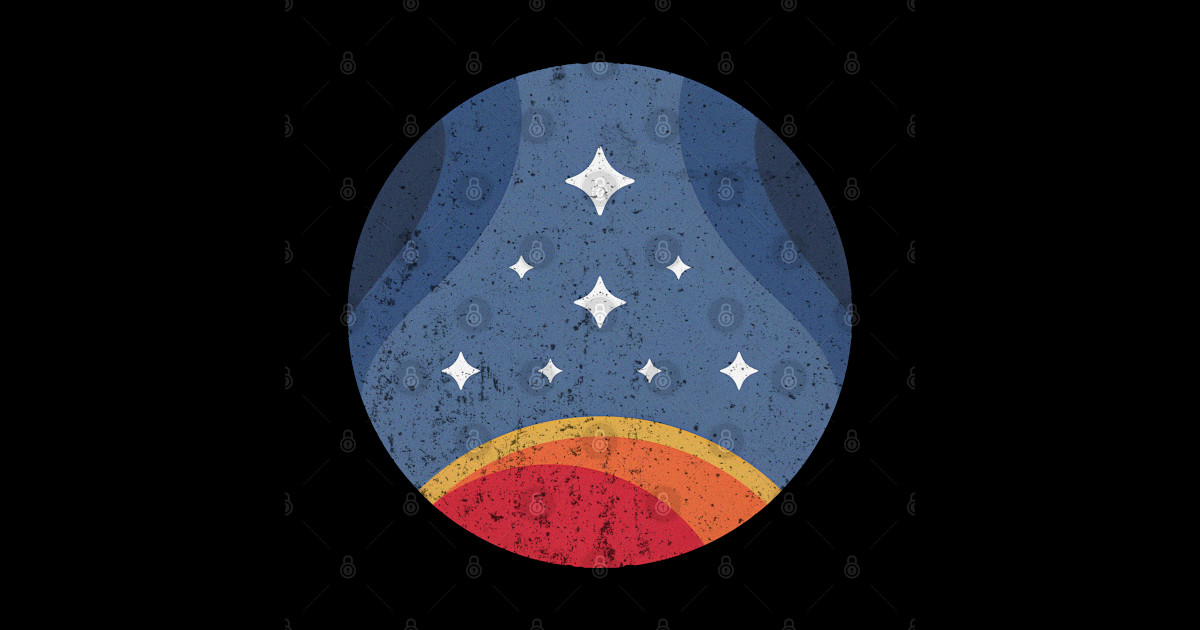 Starfield Texturized Badge - Starfield - Sticker | TeePublic