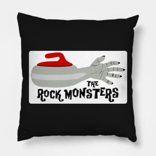 The Rock Monsters Curling Team - 2017 Logo Pillow