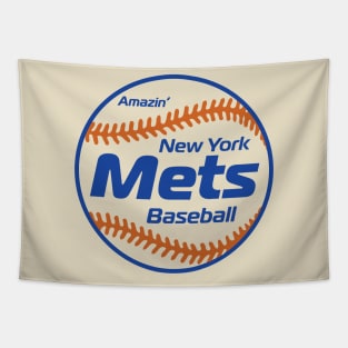 Mets 80s Retro Ball Tapestry