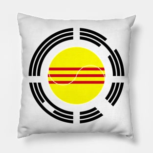 Korean Vietnamese (South) Multinational Patriot Flag Series Pillow