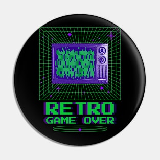 Retro Game Over Pin