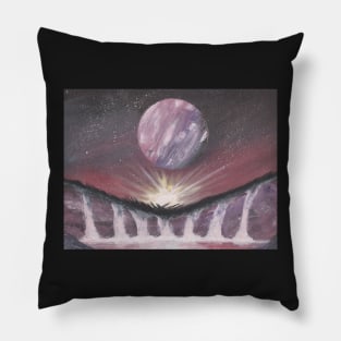 Pink Planet Pillow