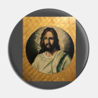 A Painting of Jesus by my Father in 1968 Pin