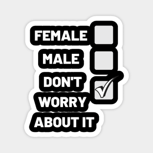 Gender Checklist Magnet