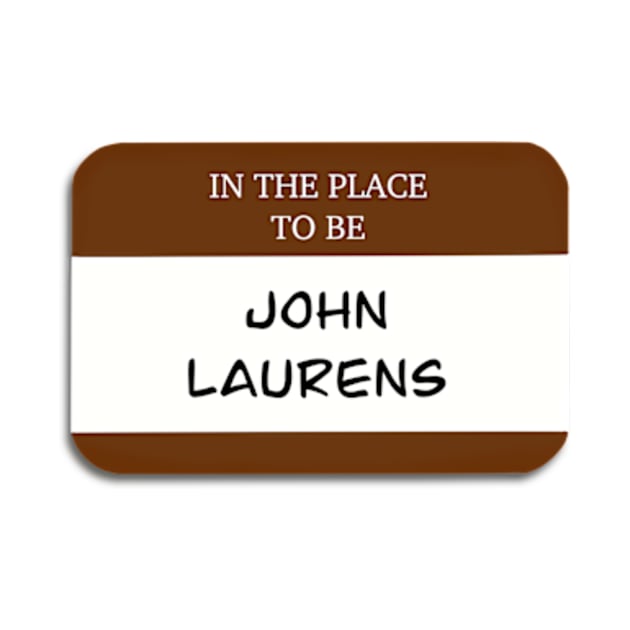 John Laurens  Hamilton Name Tag Fan Art by tayelectronica