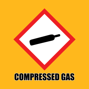 warning: compressed gas T-Shirt