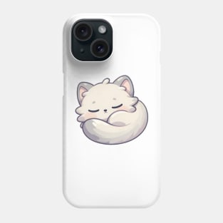 Sleeping Kitten Bliss - Peaceful Feline Nap Art Phone Case