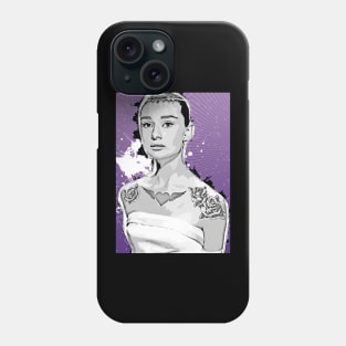 Tattooed Audrey Hepburn Phone Case