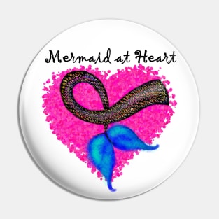 Mermaid at Heart Pin