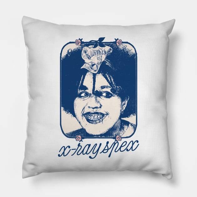 X-Ray Spex † Original Post Punk Design Pillow by unknown_pleasures