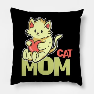 Cat Mom Pillow