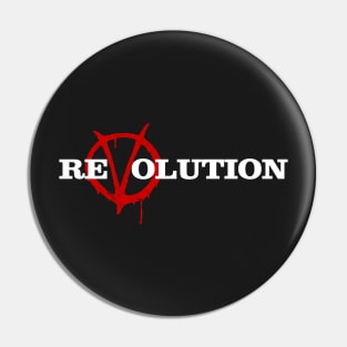 ReVolution V for Vendetta Pin